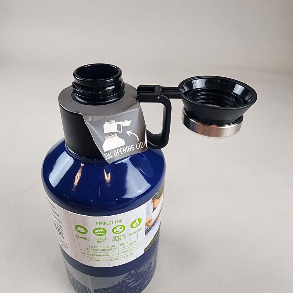 Reduce Craft Growler Water Bottle Vacuum Insulated 64oz OG Blue - Picture 5 of 7